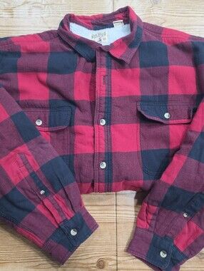 Red Head Button Up Flannel Mens 2XL
